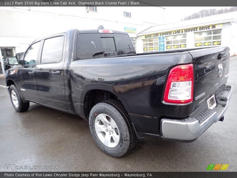 Diamond Black Crystal Pearl / Black 2023 Ram 1500 Big Horn Crew Cab 4x4