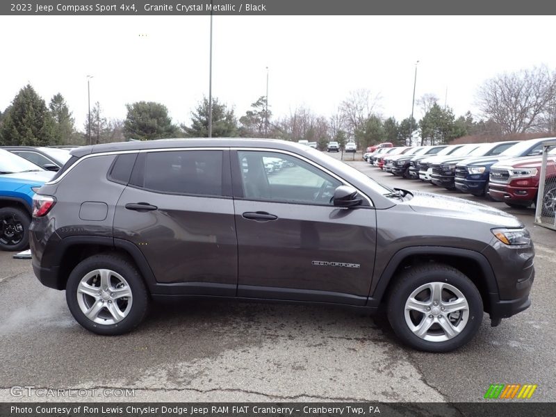 Granite Crystal Metallic / Black 2023 Jeep Compass Sport 4x4