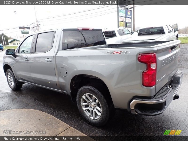 Sterling Gray Metallic / Jet Black 2023 Chevrolet Silverado 1500 LT Crew Cab 4x4