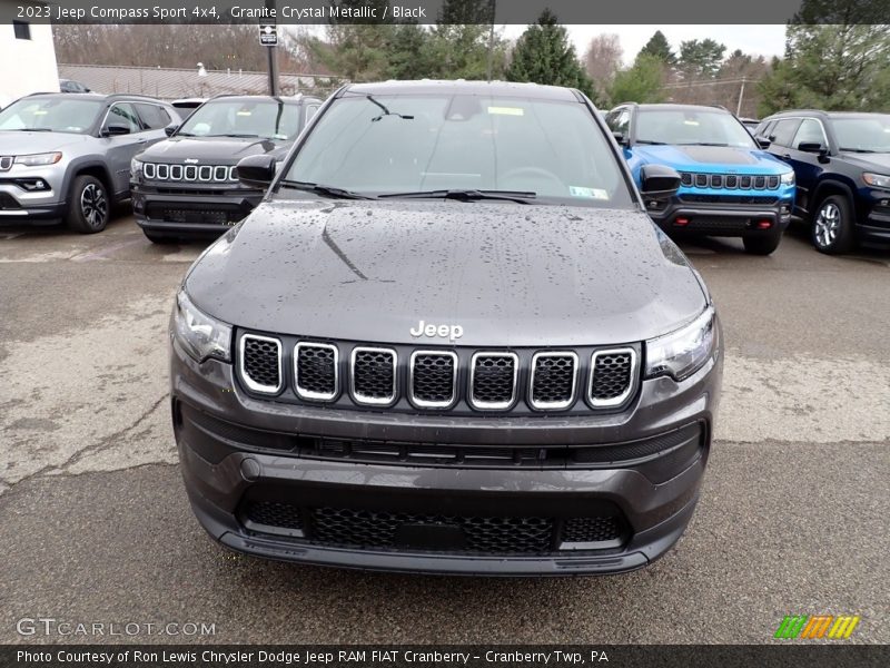 Granite Crystal Metallic / Black 2023 Jeep Compass Sport 4x4