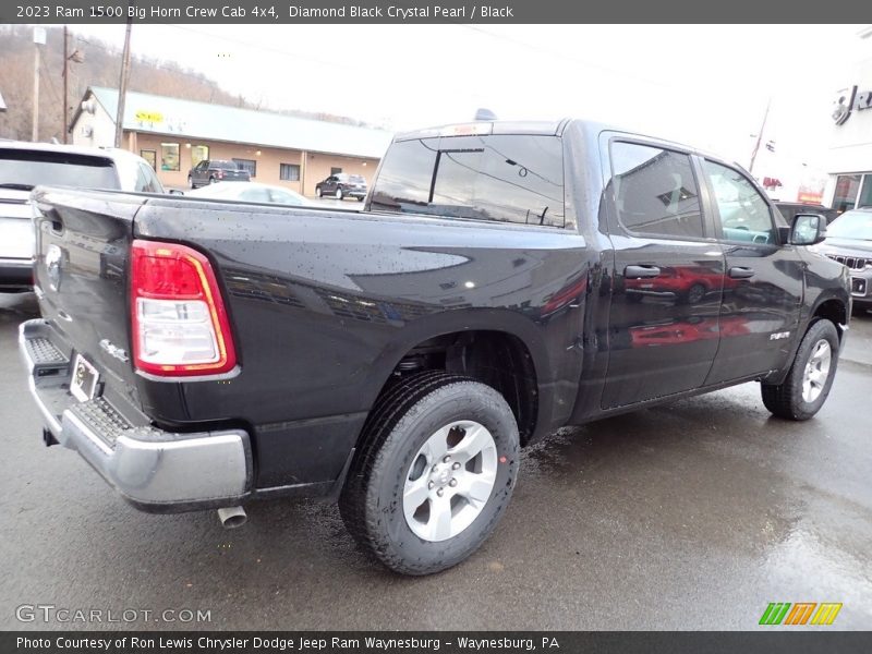 Diamond Black Crystal Pearl / Black 2023 Ram 1500 Big Horn Crew Cab 4x4