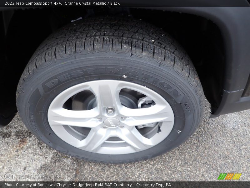 Granite Crystal Metallic / Black 2023 Jeep Compass Sport 4x4