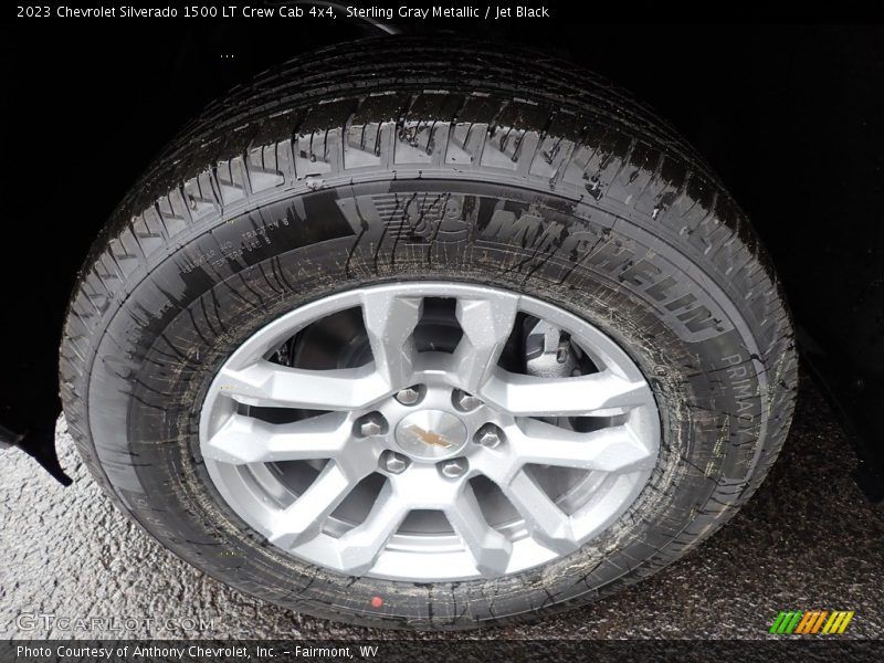 Sterling Gray Metallic / Jet Black 2023 Chevrolet Silverado 1500 LT Crew Cab 4x4