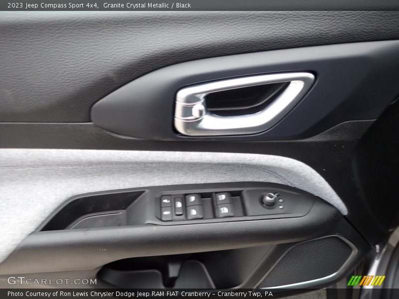 Granite Crystal Metallic / Black 2023 Jeep Compass Sport 4x4