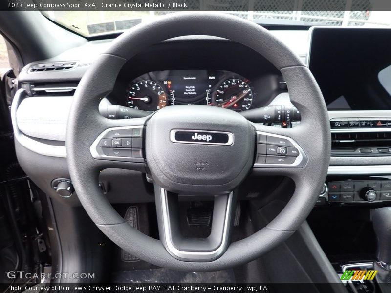 Granite Crystal Metallic / Black 2023 Jeep Compass Sport 4x4