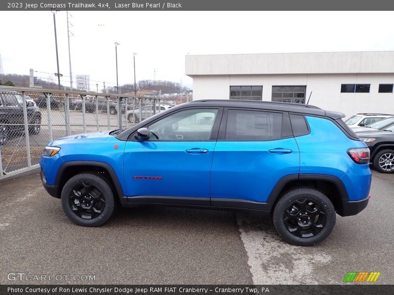 Laser Blue Pearl / Black 2023 Jeep Compass Trailhawk 4x4