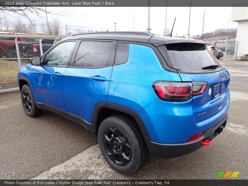 Laser Blue Pearl / Black 2023 Jeep Compass Trailhawk 4x4