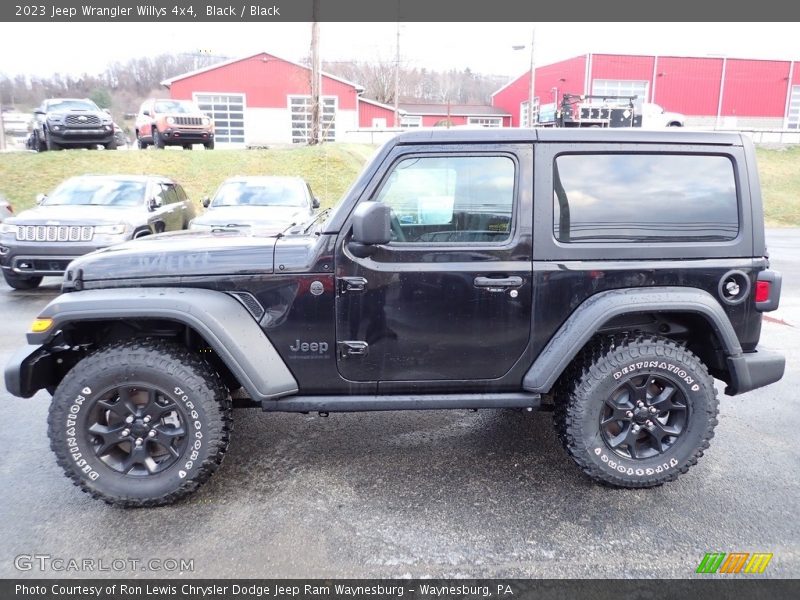  2023 Wrangler Willys 4x4 Black