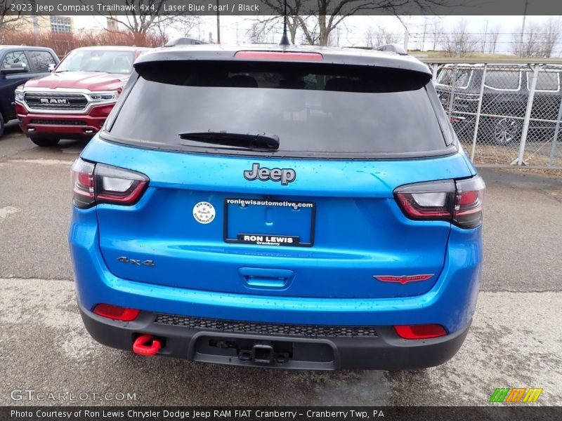 Laser Blue Pearl / Black 2023 Jeep Compass Trailhawk 4x4