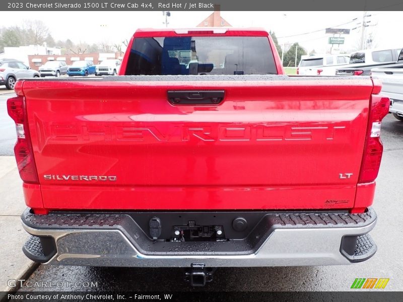 Red Hot / Jet Black 2023 Chevrolet Silverado 1500 LT Crew Cab 4x4