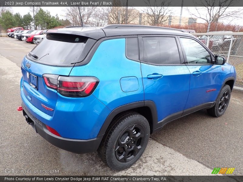 Laser Blue Pearl / Black 2023 Jeep Compass Trailhawk 4x4