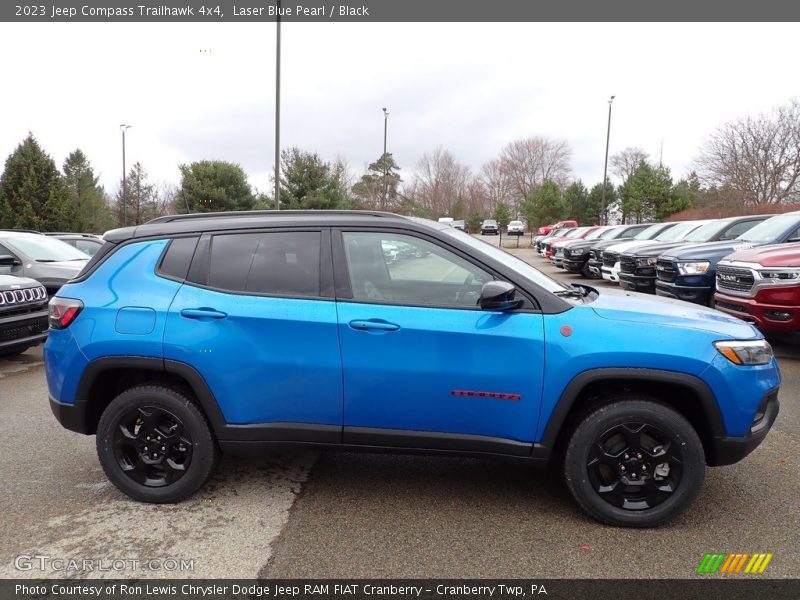 Laser Blue Pearl / Black 2023 Jeep Compass Trailhawk 4x4