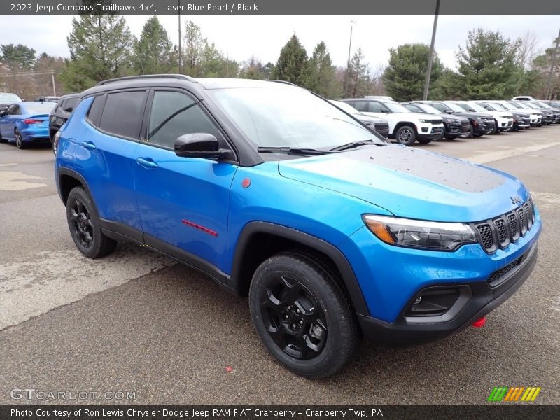 Laser Blue Pearl / Black 2023 Jeep Compass Trailhawk 4x4
