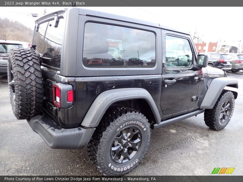 Black / Black 2023 Jeep Wrangler Willys 4x4