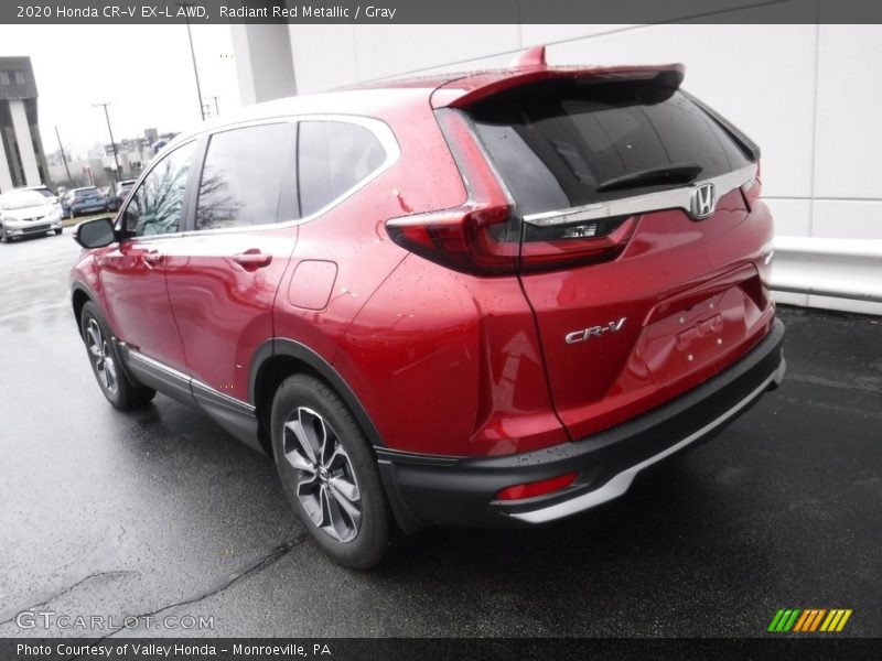 Radiant Red Metallic / Gray 2020 Honda CR-V EX-L AWD