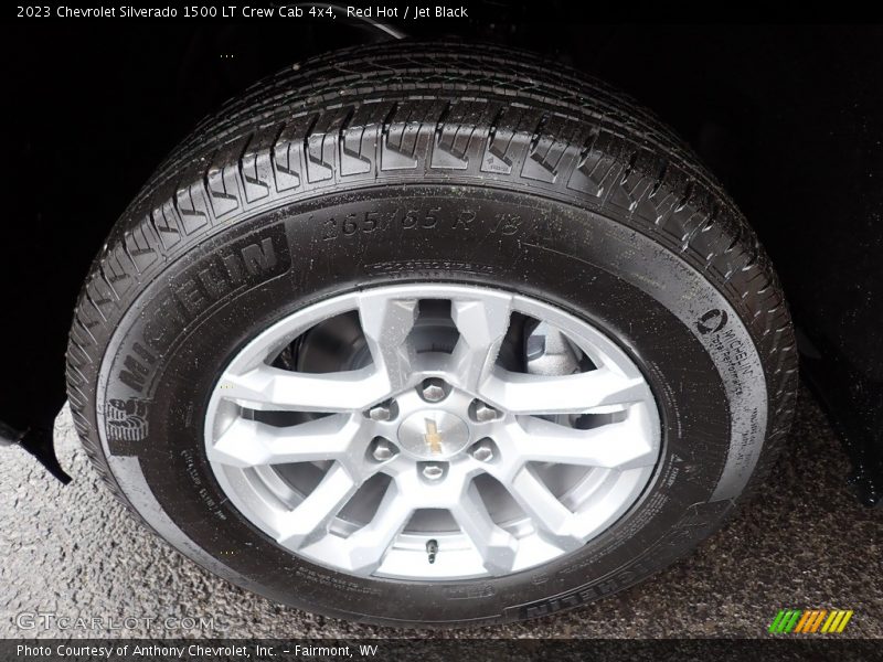 Red Hot / Jet Black 2023 Chevrolet Silverado 1500 LT Crew Cab 4x4