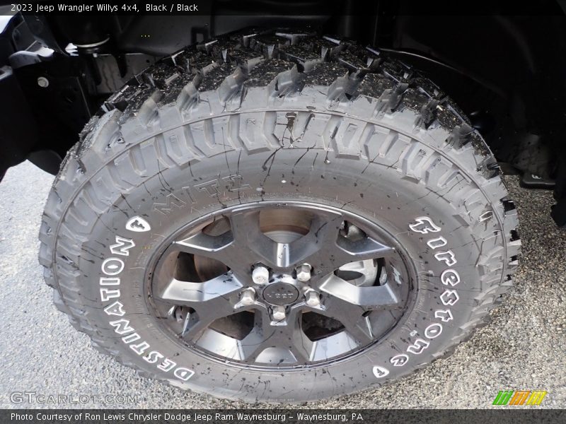 Black / Black 2023 Jeep Wrangler Willys 4x4