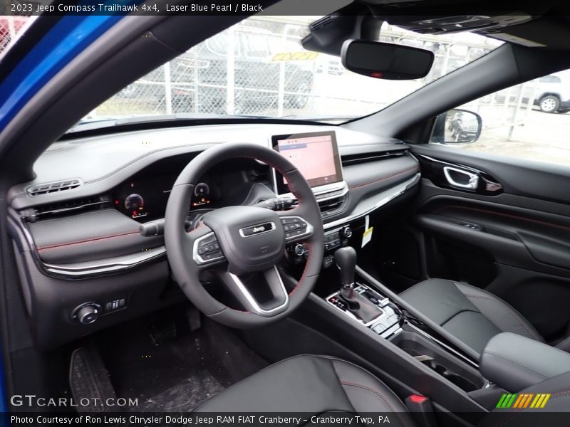 Laser Blue Pearl / Black 2023 Jeep Compass Trailhawk 4x4