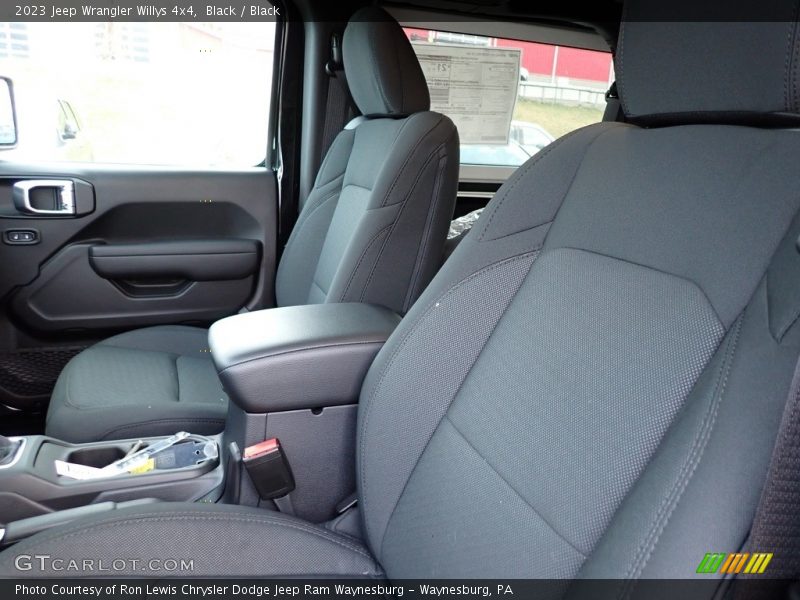 Black / Black 2023 Jeep Wrangler Willys 4x4