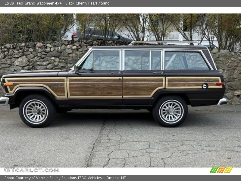  1989 Grand Wagoneer 4x4 Black Cherry Pearl