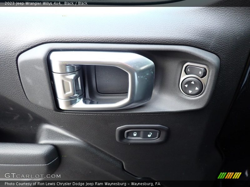 Black / Black 2023 Jeep Wrangler Willys 4x4