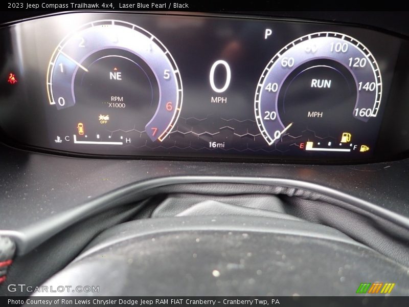 Laser Blue Pearl / Black 2023 Jeep Compass Trailhawk 4x4
