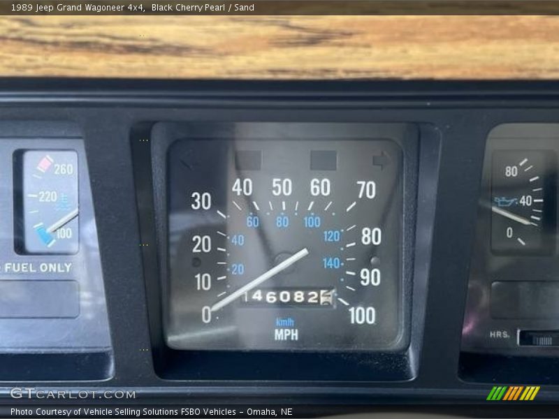  1989 Grand Wagoneer 4x4 4x4 Gauges