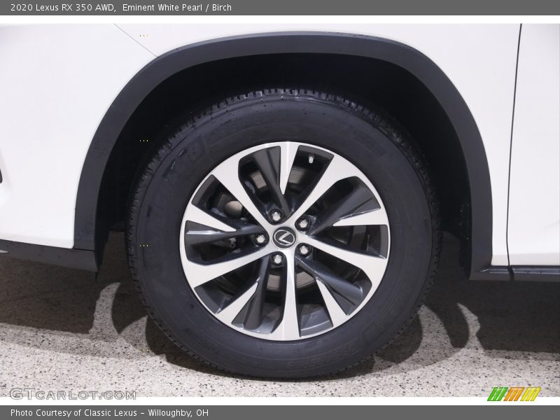 Eminent White Pearl / Birch 2020 Lexus RX 350 AWD