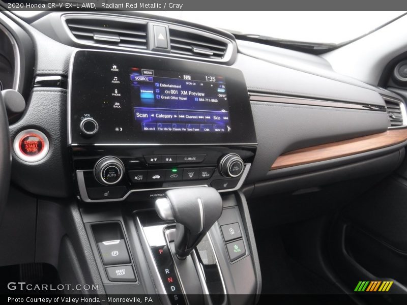 Radiant Red Metallic / Gray 2020 Honda CR-V EX-L AWD