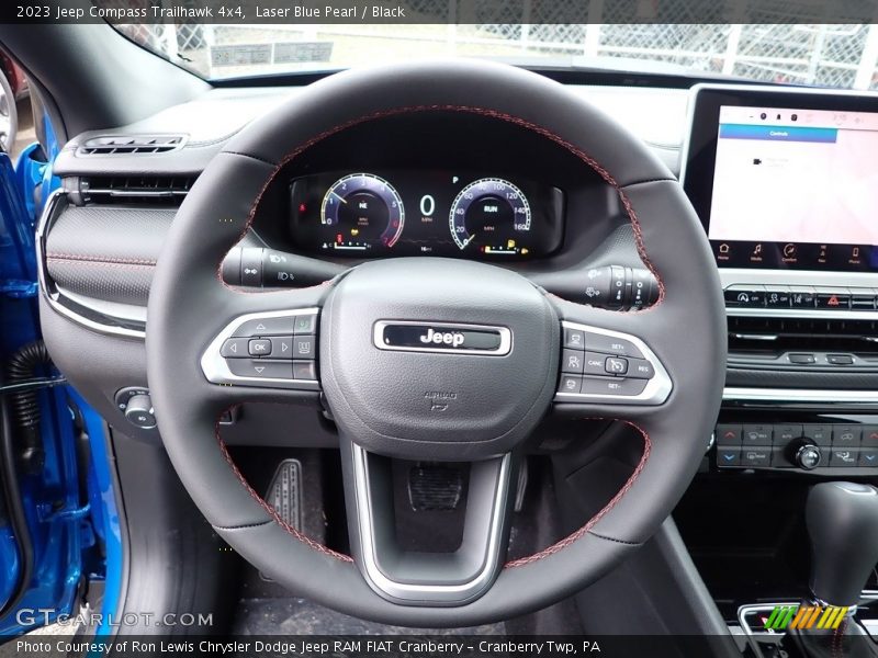 Laser Blue Pearl / Black 2023 Jeep Compass Trailhawk 4x4