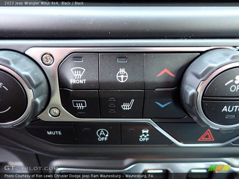 Black / Black 2023 Jeep Wrangler Willys 4x4