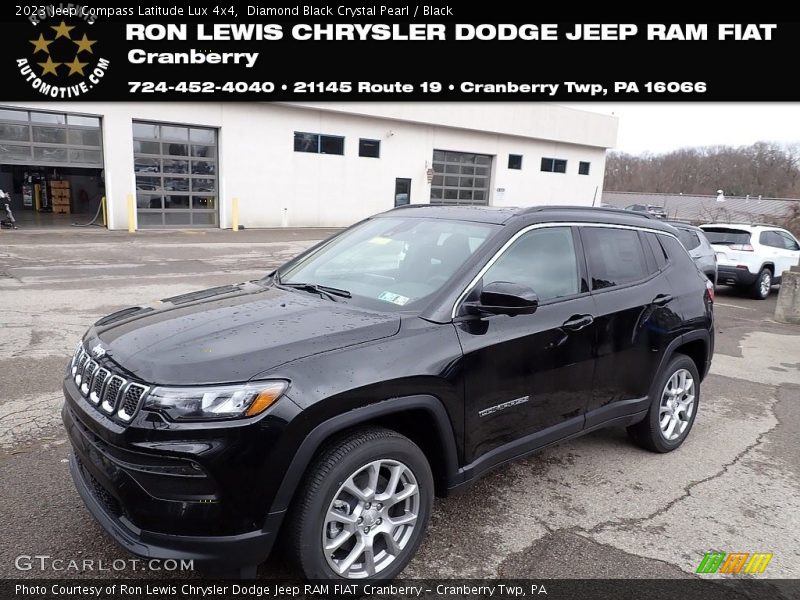 Diamond Black Crystal Pearl / Black 2023 Jeep Compass Latitude Lux 4x4