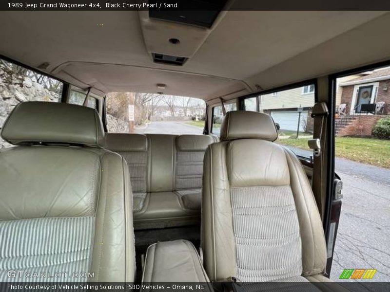 Front Seat of 1989 Grand Wagoneer 4x4