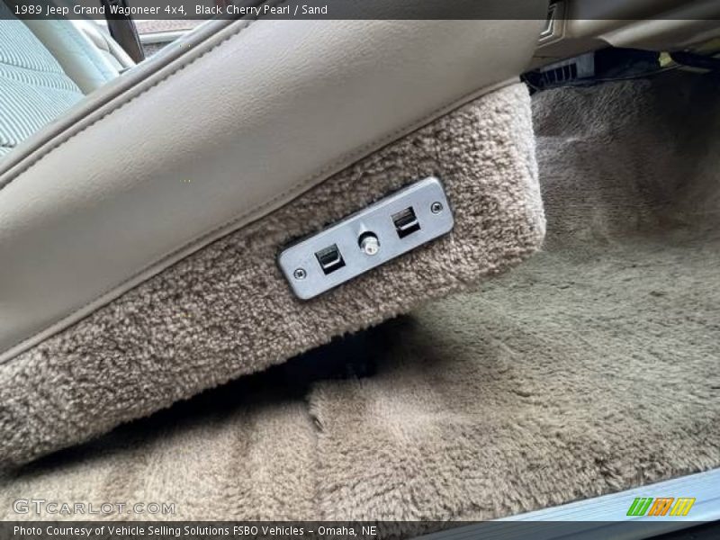 Front Seat of 1989 Grand Wagoneer 4x4