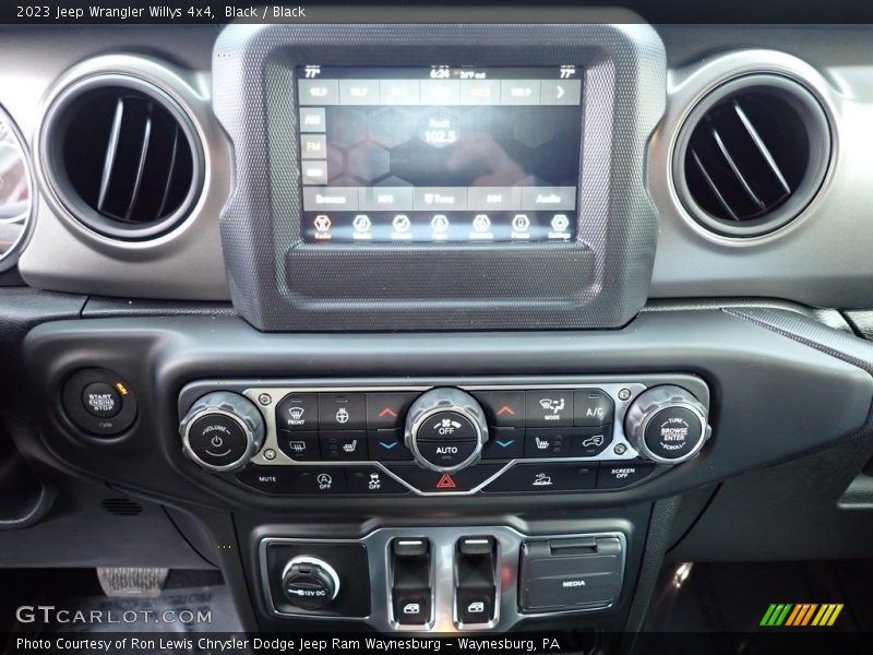 Black / Black 2023 Jeep Wrangler Willys 4x4