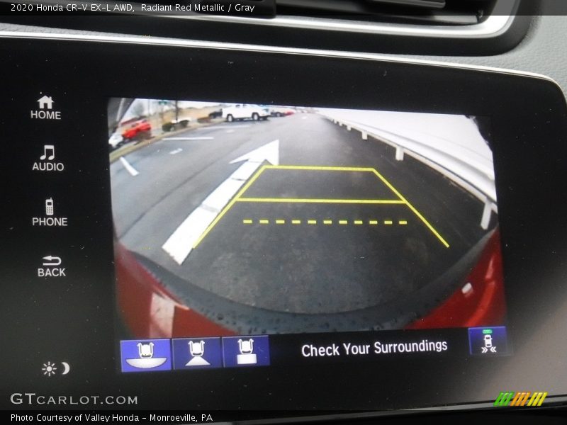Radiant Red Metallic / Gray 2020 Honda CR-V EX-L AWD