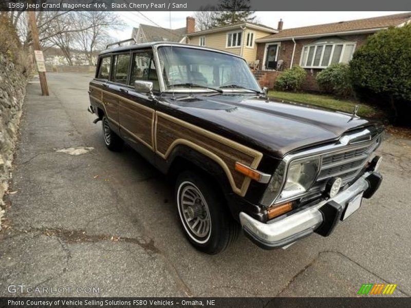 1989 Grand Wagoneer 4x4 Black Cherry Pearl