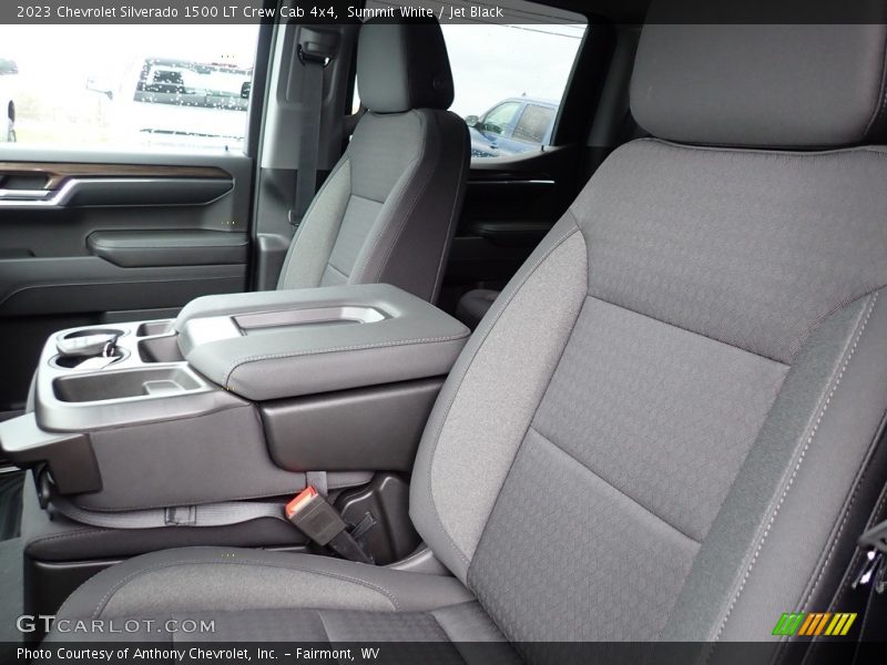 Summit White / Jet Black 2023 Chevrolet Silverado 1500 LT Crew Cab 4x4