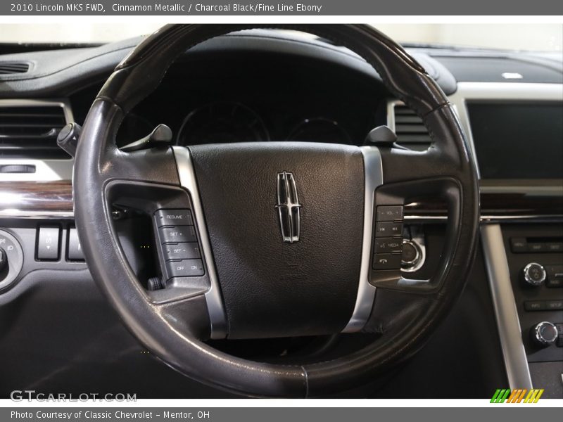 Cinnamon Metallic / Charcoal Black/Fine Line Ebony 2010 Lincoln MKS FWD