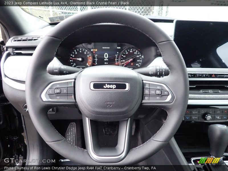 Diamond Black Crystal Pearl / Black 2023 Jeep Compass Latitude Lux 4x4