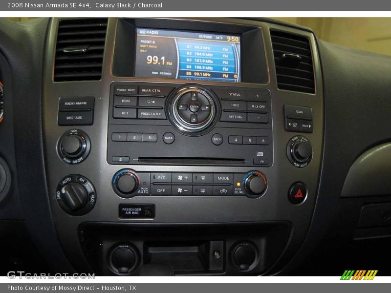 Galaxy Black / Charcoal 2008 Nissan Armada SE 4x4