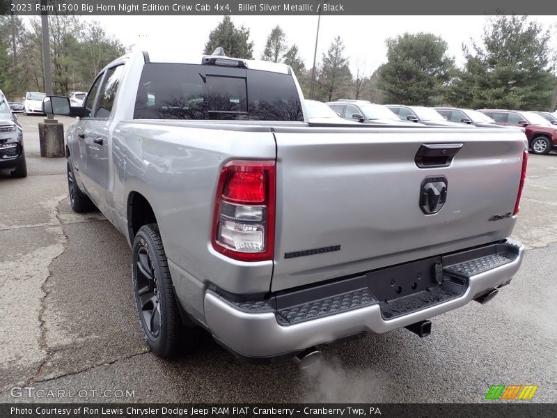Billet Silver Metallic / Black 2023 Ram 1500 Big Horn Night Edition Crew Cab 4x4