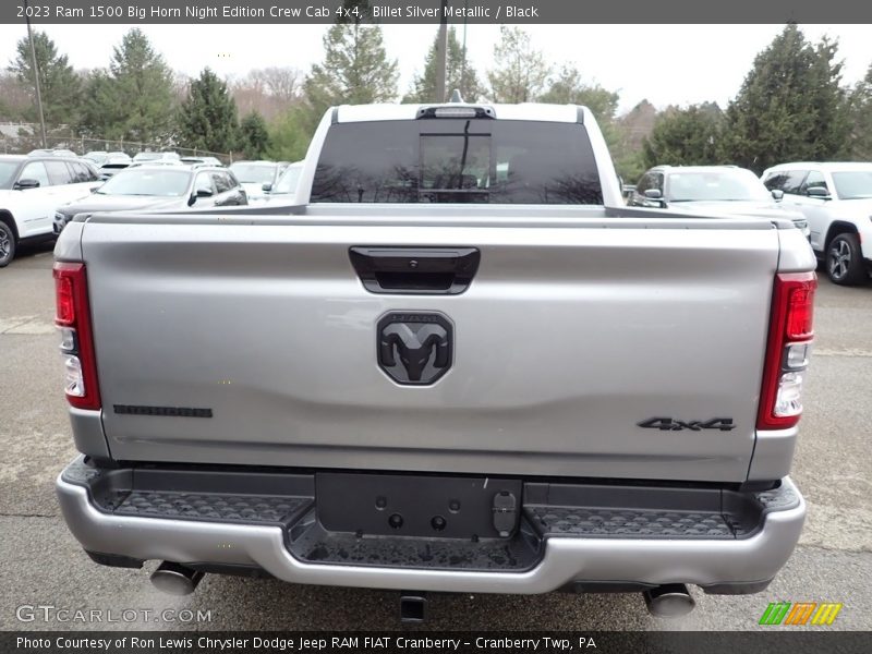 Billet Silver Metallic / Black 2023 Ram 1500 Big Horn Night Edition Crew Cab 4x4