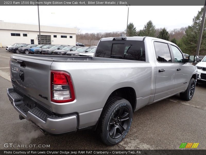 Billet Silver Metallic / Black 2023 Ram 1500 Big Horn Night Edition Crew Cab 4x4