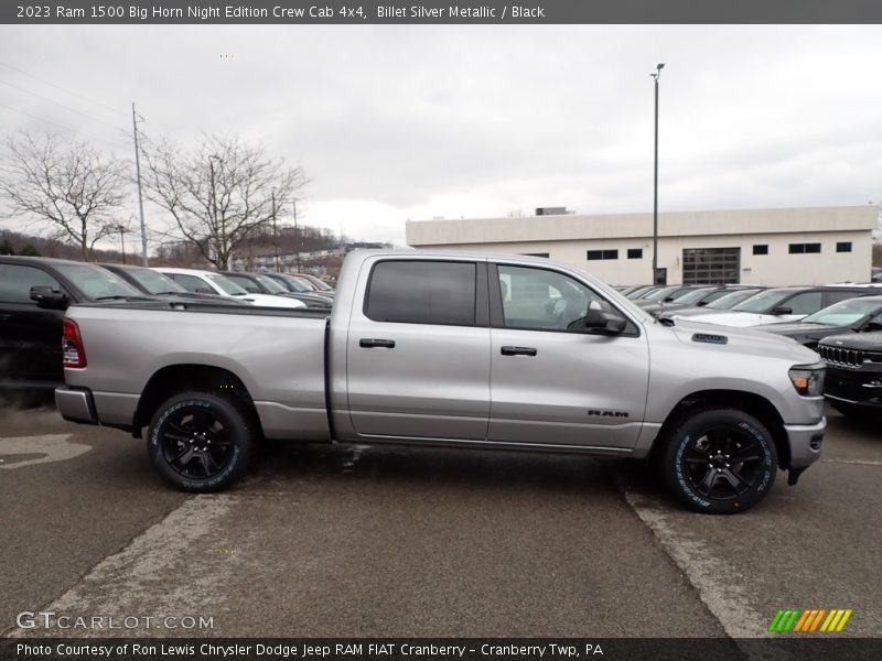 Billet Silver Metallic / Black 2023 Ram 1500 Big Horn Night Edition Crew Cab 4x4