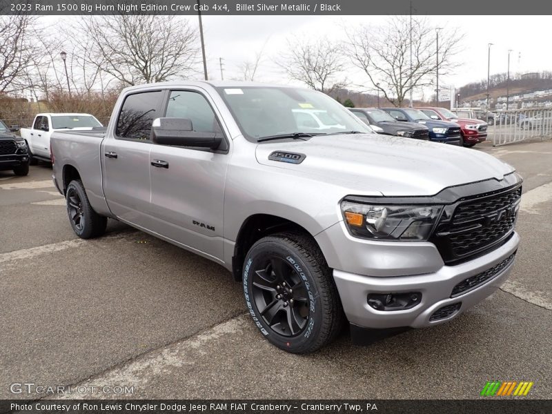 Front 3/4 View of 2023 1500 Big Horn Night Edition Crew Cab 4x4