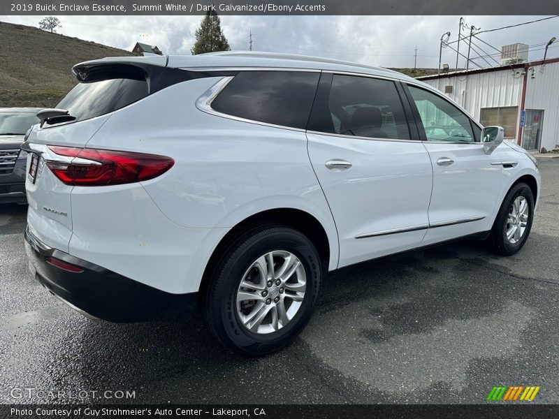 Summit White / Dark Galvanized/Ebony Accents 2019 Buick Enclave Essence