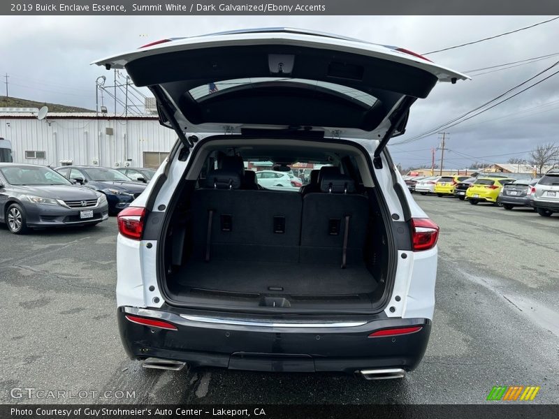 Summit White / Dark Galvanized/Ebony Accents 2019 Buick Enclave Essence