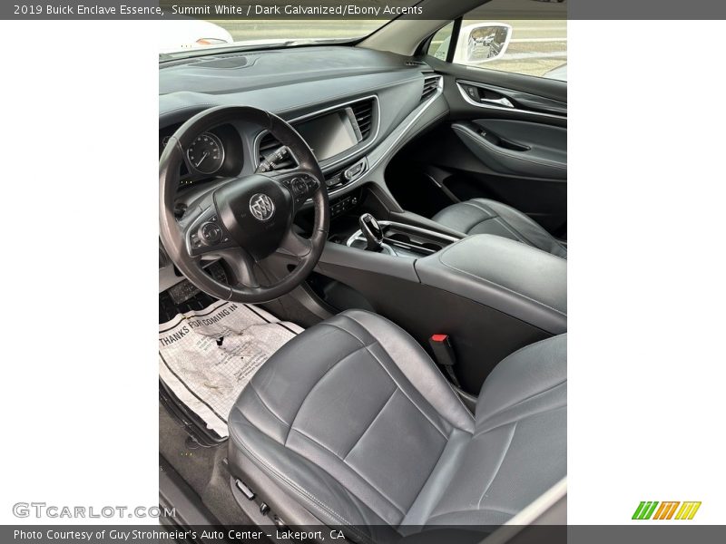 Front Seat of 2019 Enclave Essence