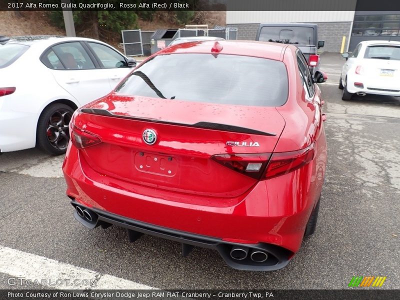 Rosso Alfa (Red) / Black 2017 Alfa Romeo Giulia Quadrifoglio